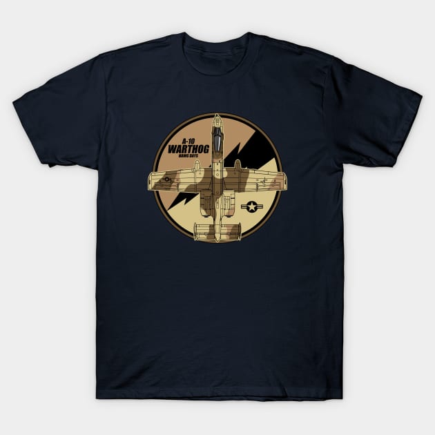 A-10 Warthog T-Shirt by Tailgunnerstudios